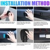 SPOBODY 2PCS Car Door Light Projector Car Door Projector Rechargeable