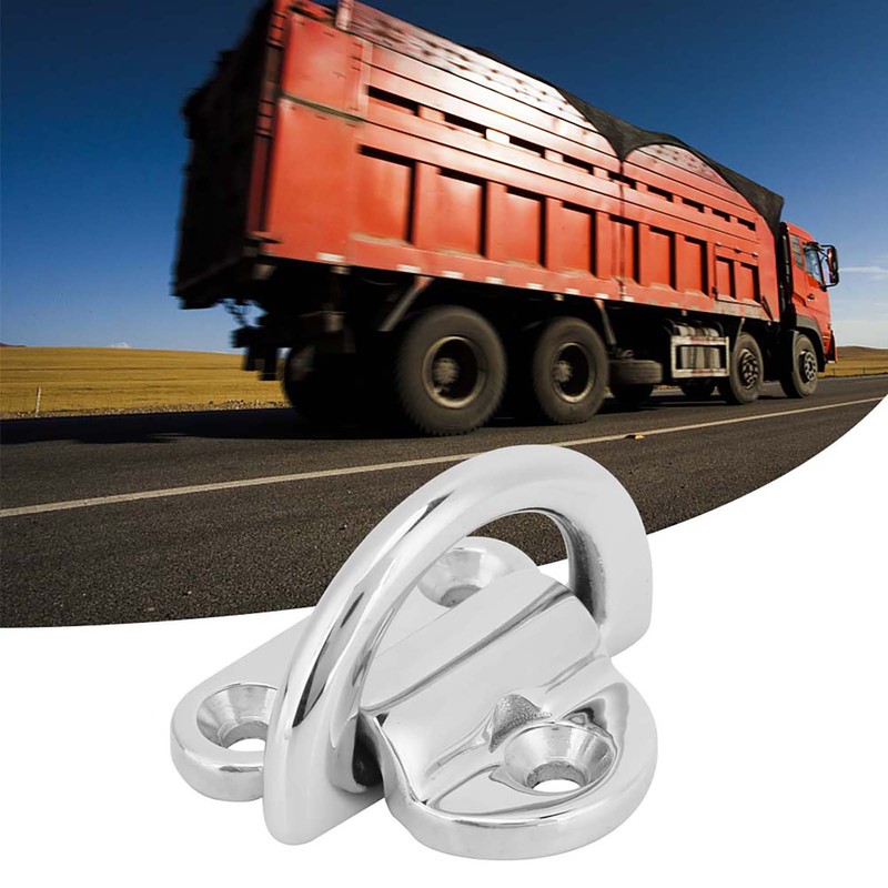 8mm Stainless Steel Folding Boat Marine Pad Eye Stowage D