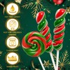 32 Pack Red Green Twisty & Swirl Lollipops with Red