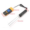 Oumefar Probador de Humedad, Ajustable Medidor de Humedad Detector de