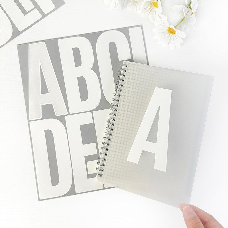 YNHAY 305 Pcs Waterproof 5" Vinyl Alphabet & Number Stickers