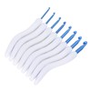 8pcs Crochet Hooks Curved Soft Handle Comfortable Portable Knitting Tool