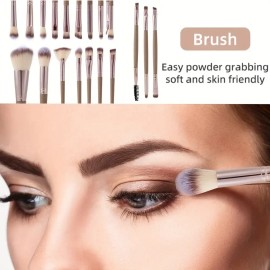 Brochas De Maquillaje Kit 44pcs Para Maquillaje Profesional