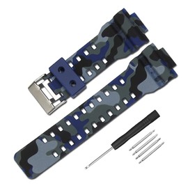 Casio Genuine Band Compatible 0.6 inch (16 mm) Mounting Width Watch Strap Waterproof Strap G-8900A GR-8900A GW-8900A GA-110 GA-100 GD-100 GD-110