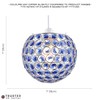 Modern Round Globe Easy Fit Pendant Shade with Small Midnight