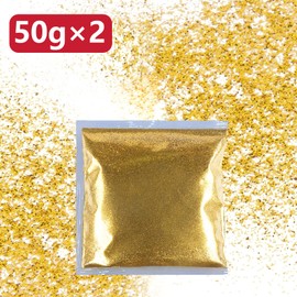 Zeeorymn Oro Glitter Polvere,100g Glitter per Artigianato 0,2mm Polvere Glitterata per Creazioni Fai da te Manicure Viso Carta Artigianato Biglietto di Auguri
