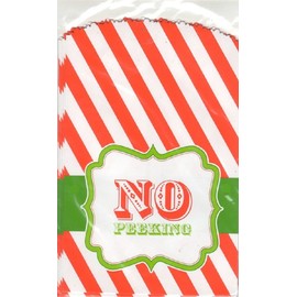"No Peeking" Christmas Goody Bags - Pack of 8