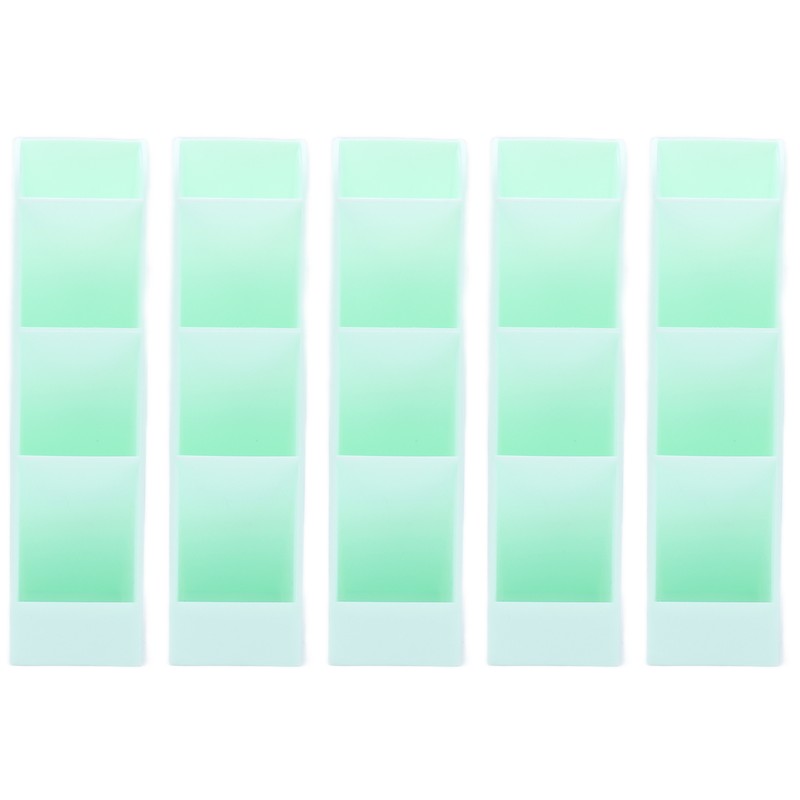 5Pcs Pens Storage Box Oblique Plane Stationery Organizer Pencil Cup