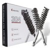 Columpro 6PCS 304 Stainless Steel Bore Brush Copper Pipe Cleaner,