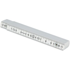 STABILA Plastic Folding Ruler Type 1104 1m White Metric Scale