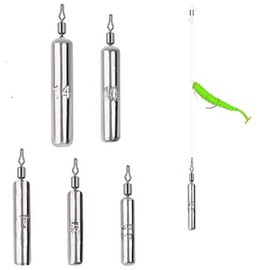 Taicols 25 Stück Bleie in 5 Größen Sinker für Angelzubehör Gewicht Drop Shot 3,5 g 5 g 7 g 10 g 14 g Blei zum Angeln im Meer