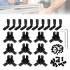 22Pcs 2020 Series Aluminum Extrusion Connectors, CLAHJQX Aluminum Extrusion T-Slot