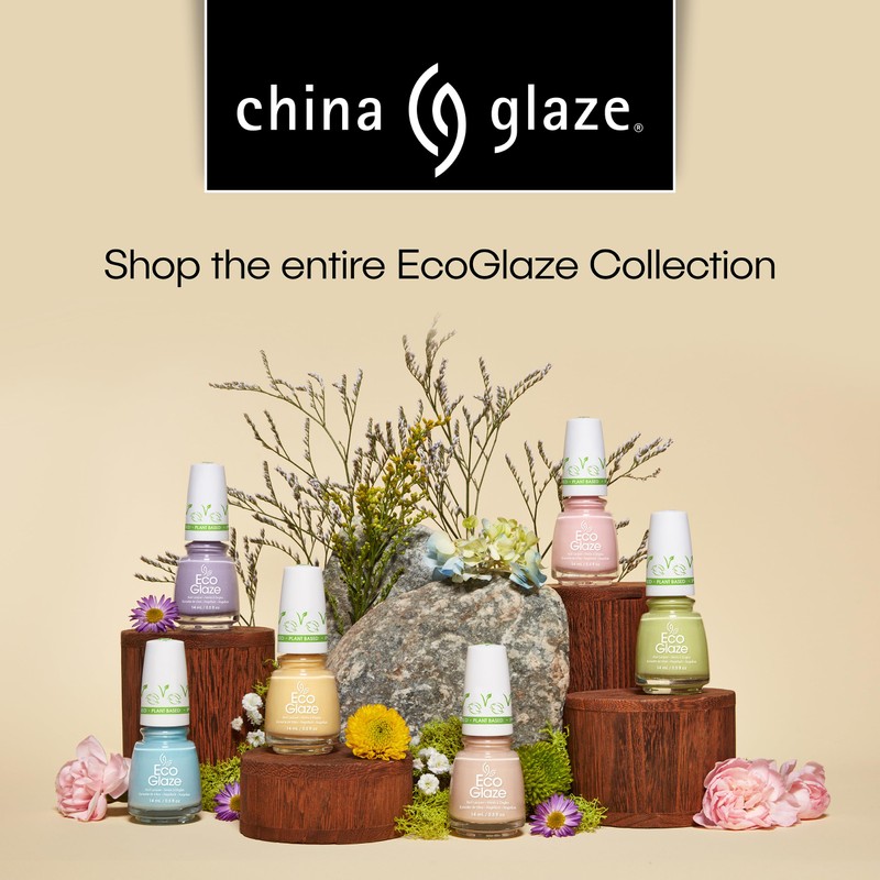 China Glaze EcoGlaze Nail Lacquer, Magnolia Muse, 0.5 oz