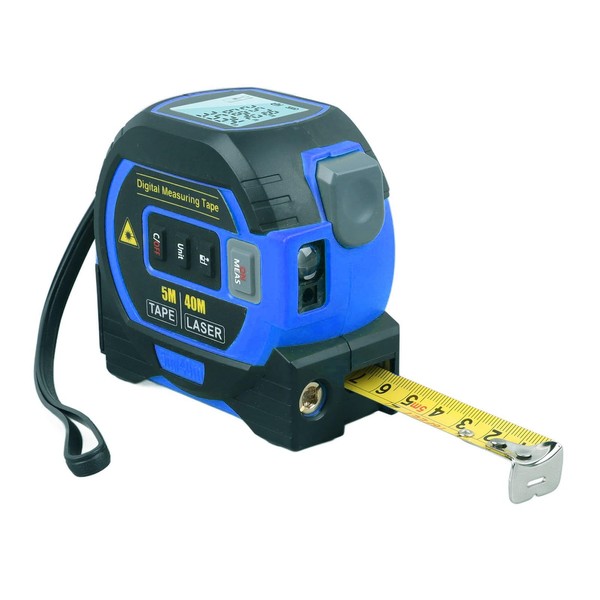Digital Tape Measure, 3 in 1 Digital Tape Measure Blue