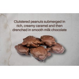 Goodland Farms Milk Chocolate Caramel Nut Clusters, 2 Pounds - Wholesale Bulk Candy, Milk Chocolate Peanut Perk