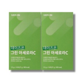 Days On Green Acerola C 14 packs 2 boxes Natural Vitamin C Acerola Concentrate / 데이즈온 그린 아세로라C 14포 2박스 천연 비타민C 아세로라농축액