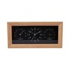 Karlsson Neat Rectangle Alarm Clock – Black – 26 x