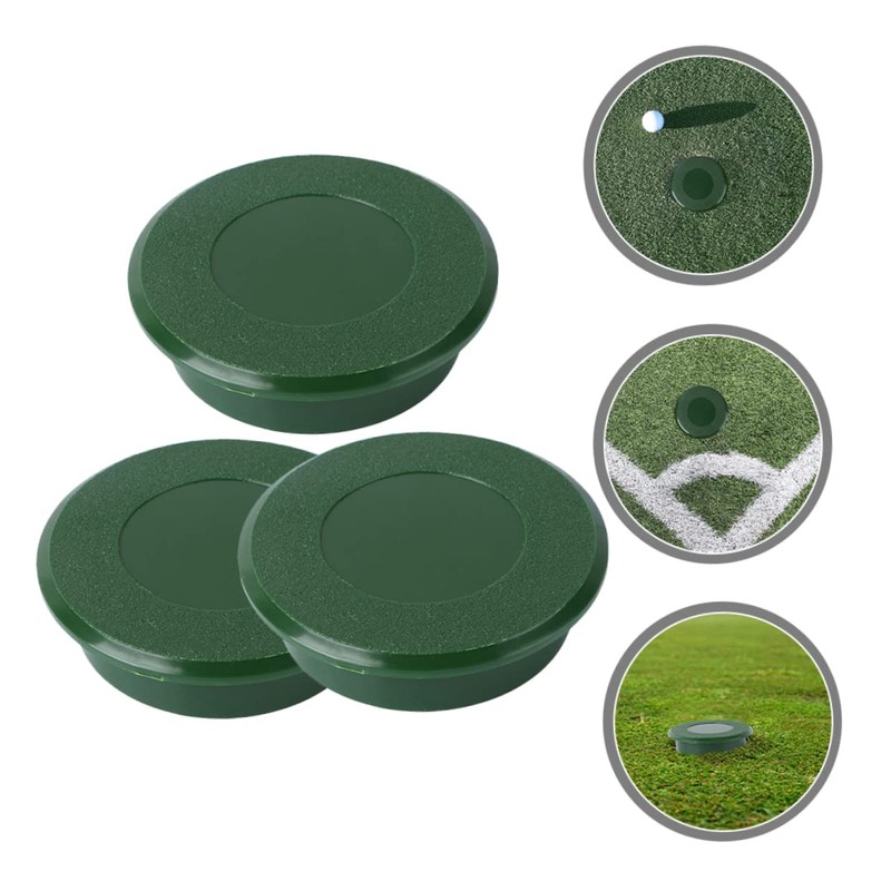 Kisangel 3pcs Golf Putting Cup Training Tools for Outdoor Golf