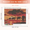 MXJSUA 5D Elephant Diamond Painting Kits for Adults, 5D Elephant