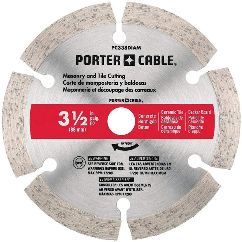Porter Cable PC338MULTI 3 pack Circular Saw Blades 3-1/2"