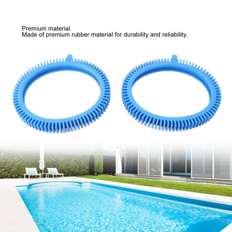 2pcs 896584000 143 Pool Cleaner Front Tire Blue Rubber with