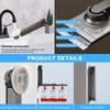 Obsoorth Clothes Drying Rack Wall-Mounted Suction Cup Folding Clothes Drying