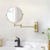Cerdeco 8 Inch Double Sided Makeup Wall Mount Mirror with