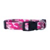 Camo Dog Collar (Medium, Pink)