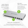 Zyxel 12-Port Multi-Gigabit Ethernet Web Managed Switch | 2 x