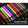 NewFamily Dustless Chalk Refills - 12 Colors (Just the quill)
