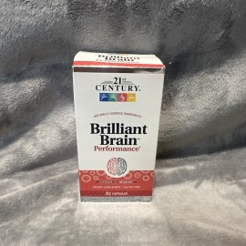 21st Century Brilliant Brain Performance Capsules 30 EA 11/27