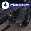 Woanger 16 Pcs 2'' LED Trailer Marker Lights 12v Flash