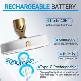 Wireless LED Spot lights Indoor with Rechargeable Battery Operated, Spotlights Indoor with Remote, Picture Lights for Wall with Timer And Dimmable, SpotLights Accent Uplighting for Plant, Artwork