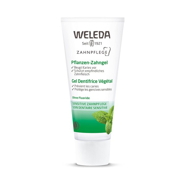 Weleda Toothpaste Herbs, 2.5 fl oz (75 ml), Refreshing, Oral Care, Gel Type, Refreshing Mint Scent, Naturally Derived Ingredients, Organic