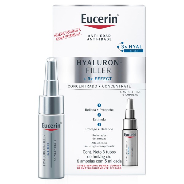 Eucerin Serum Facial Concentrate Antiarrugas Hyaluron-Filler 6 tubos de 5ml c/u