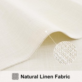 homing Cream Cloth Placemats Set of 8 – Cotton Linen Blend Washable Farmhouse Dining Table Mats for Indoors & Outdoors, Easy to Clean, 13 x 19 Inch