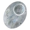 Nupuyai Labradorite Worry Stone Thumb Stone Gemstone Oval Crystal Healing