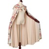 BLESSUME Priest Clergy Cape Coronation Print Costume Robe, beige