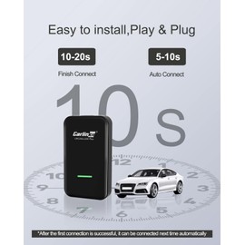 Wireless CarPlay Adapter CarlinKit Apple CarPlay USB Dongle Latest, Fastest C...