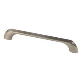 Gedotec Sofia Chest of Drawers Handle Modern Bow Handle 160 mm Furniture Handle Kitchen Drawer Handle Stainless Steel Look Aluminium Handle for Cabinet & Furniture Doors 1 Piece Design Cabinet Handle