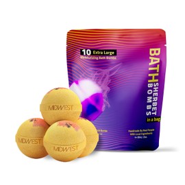 Cozy Pumpkins Luxury Bath Bombs -Set of 10 - Extra Large - 4.5oz