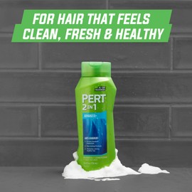 Pert Plus 2 in 1 Shampoo + Conditioner Dandruff Control 25.40 oz (Pack of 4)