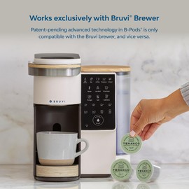 Mulholland Roasters | Tenango Coffee Single Cup B-Pods | Only Compatible with BRUVI Single-Serve Coffee Brewer | Includes 60 Pods