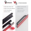 RVPEKUPE 2 Pack Self Adhesive Cabinet Handles Matte Black No