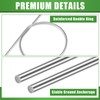 Kathfly 10 Pcs 28 Inch Pigtail Sign Holder Heavy Duty
