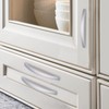 SYZOW Cabinet Arch Pull - Chrome Furniture Handle, 6 Pack