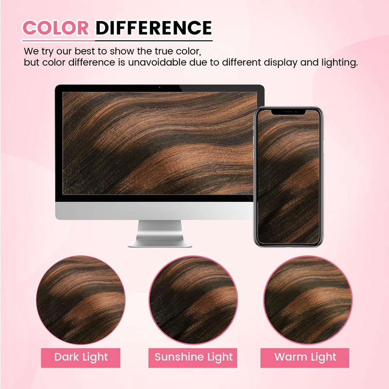 Yuniffe Yaki Straight Clip in Hair Extensions for Black Women