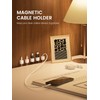 8 Pack Magnetic Cable Clips, Phone Cord Holder for Nightstand,