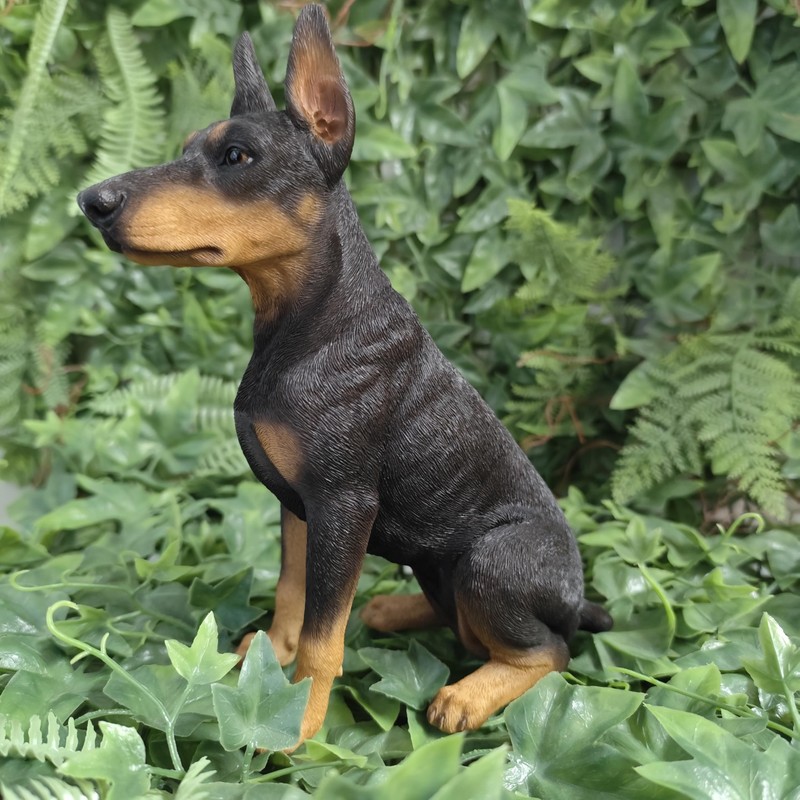 Vivid Arts Dobermann-Pinscher – Gartendekoration für drinnen und draußen
