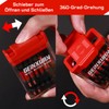 Geinxurn Pozidriv Impact Resistant Screwdriver Bits Set, 45 Pieces, 50